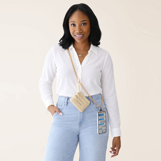 Clip & Go Chain with Zipper Pouch