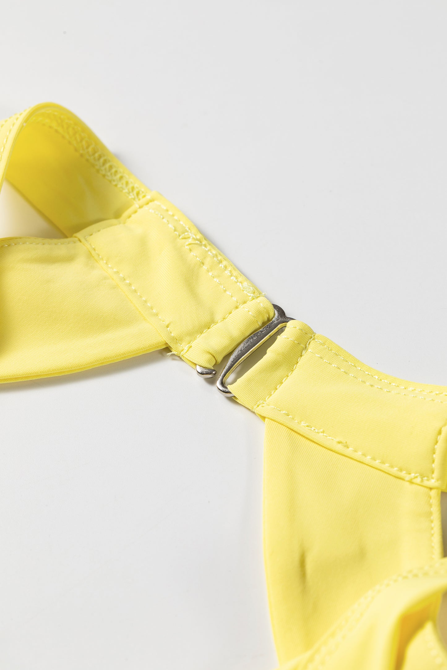 Yellow Cream Cutout Active Dress