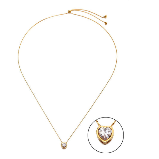 Aimy Heart Chain Necklace