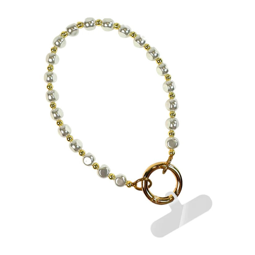 Clip & Go Beaded Phone Wristlet