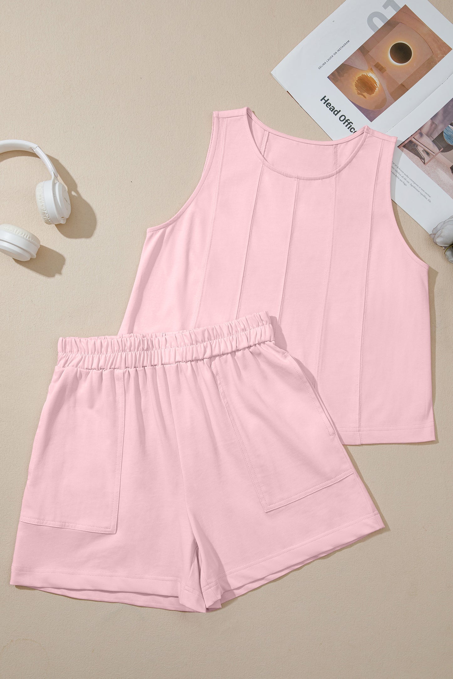 Cotton Tank & Shorts Set