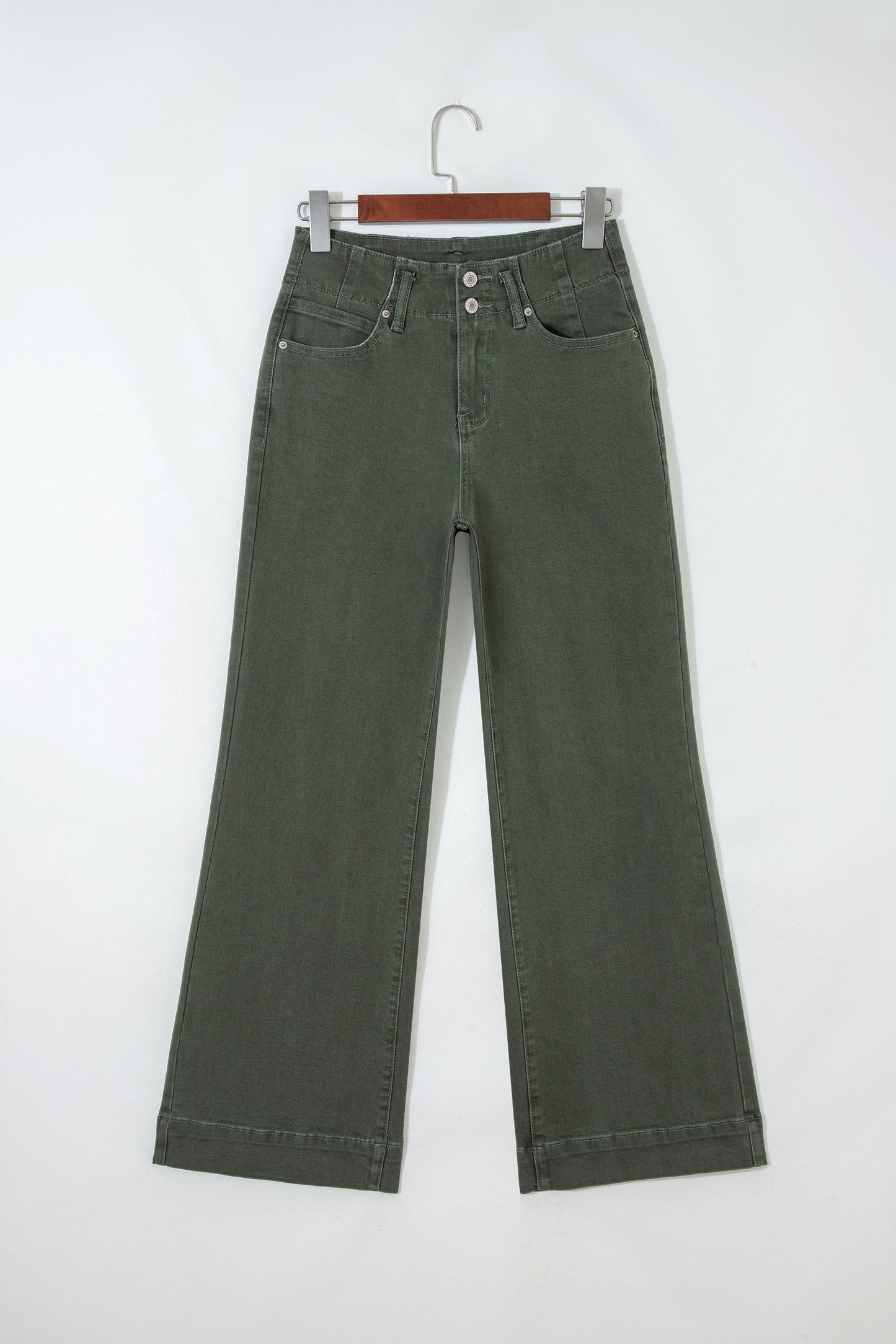 Black High-Waist Wide Leg Jeans