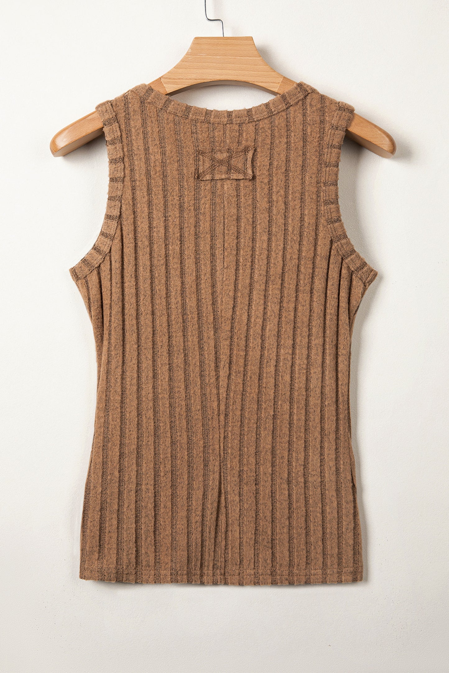 Mineral Wash Ribbed Slim Fit Tank Top