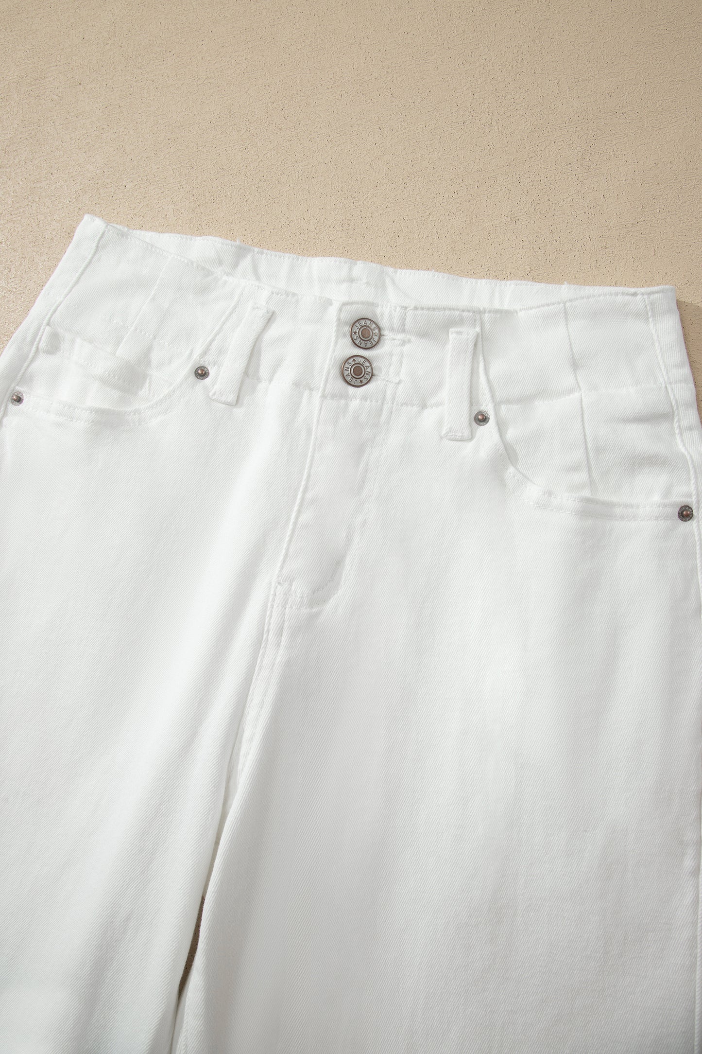 Black High-Waist Wide Leg Jeans