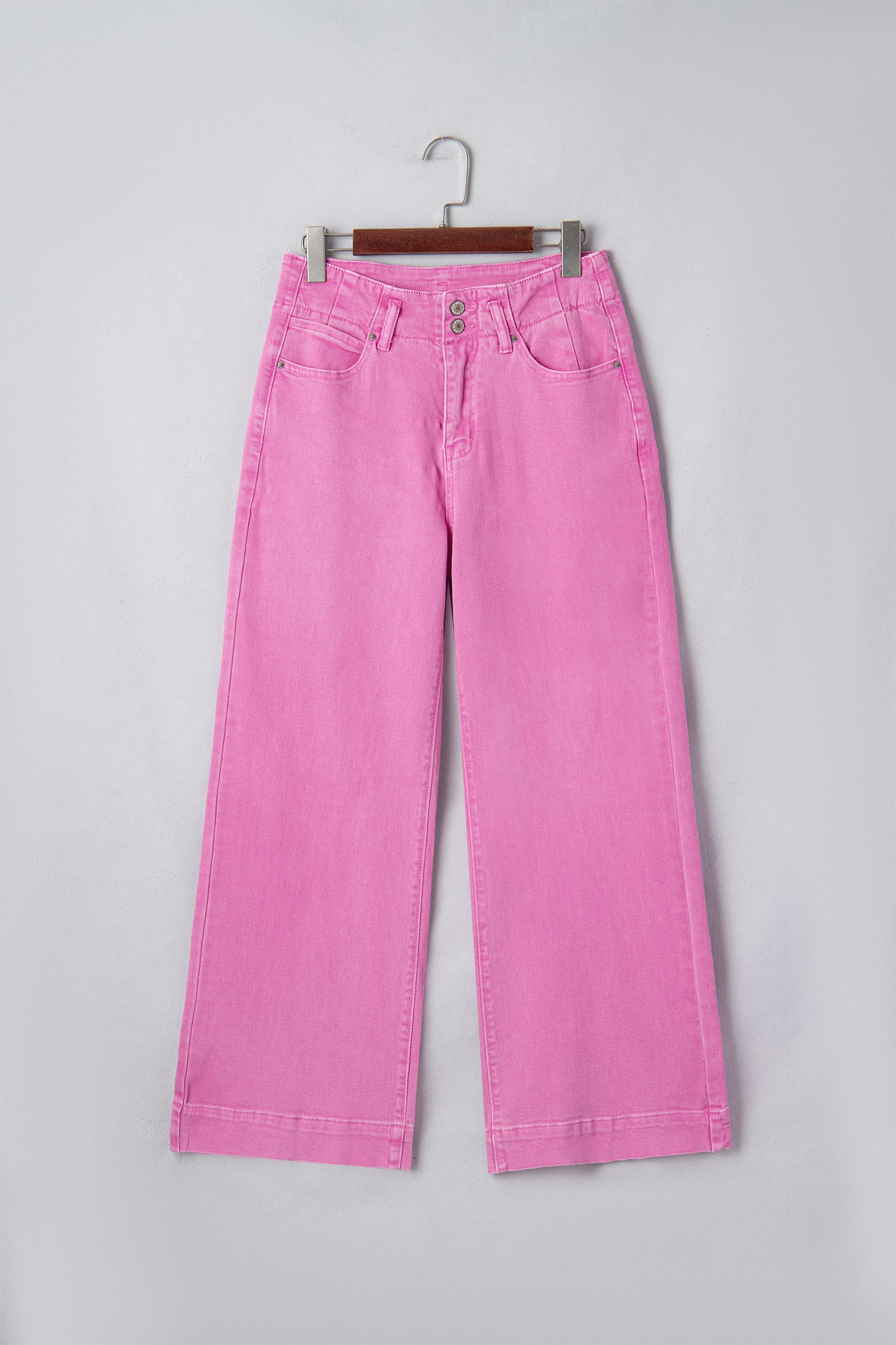 Black High-Waist Wide Leg Jeans