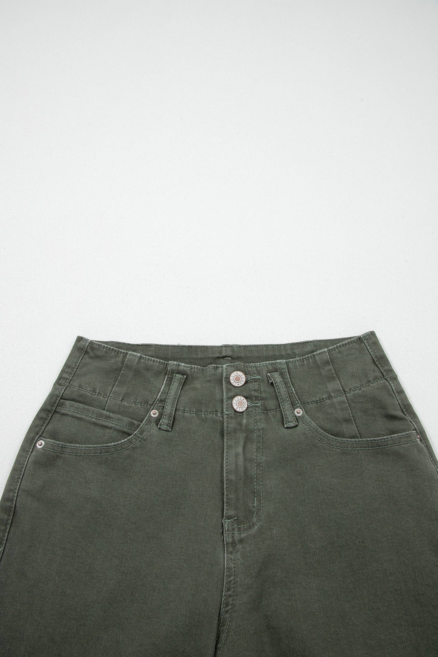 Black High-Waist Wide Leg Jeans
