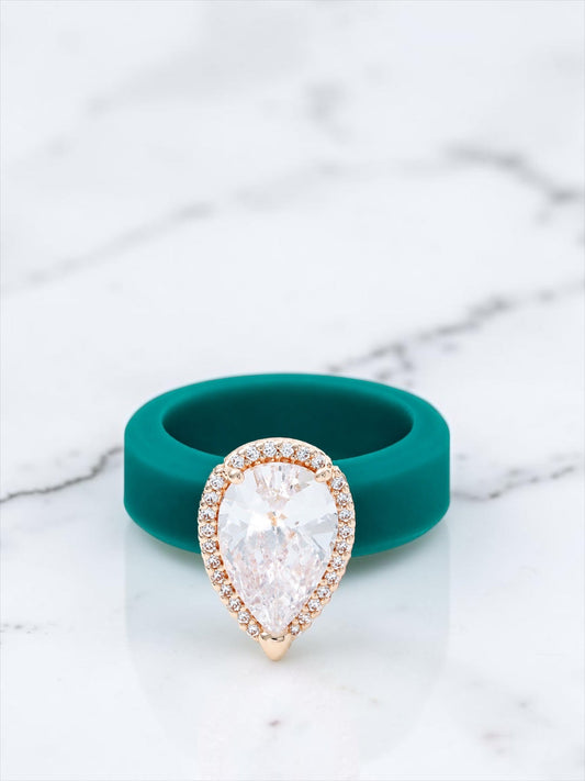 Jelly Crystal Statement Ring