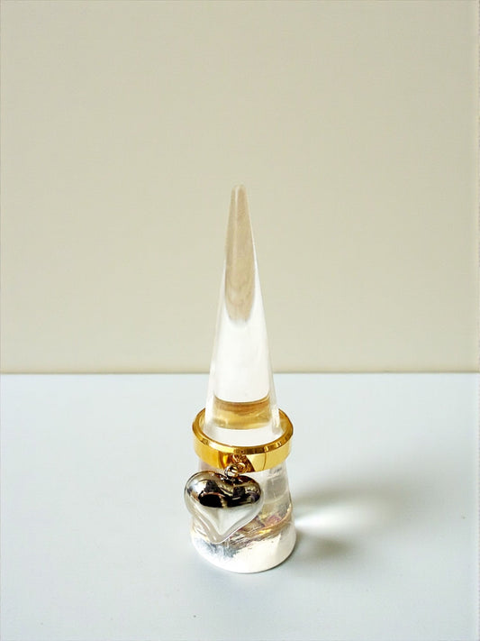 Valentina Two-Tone Heart Ring