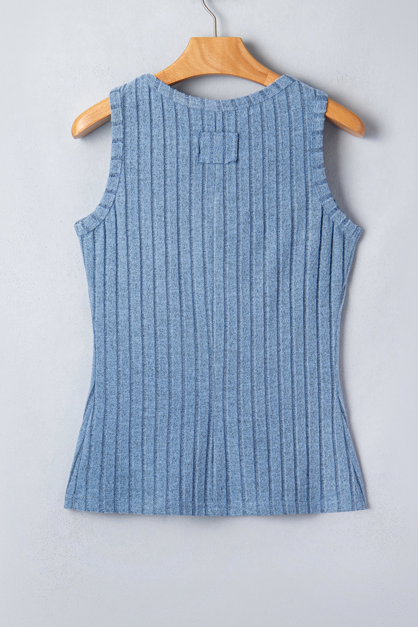Mineral Wash Ribbed Slim Fit Tank Top
