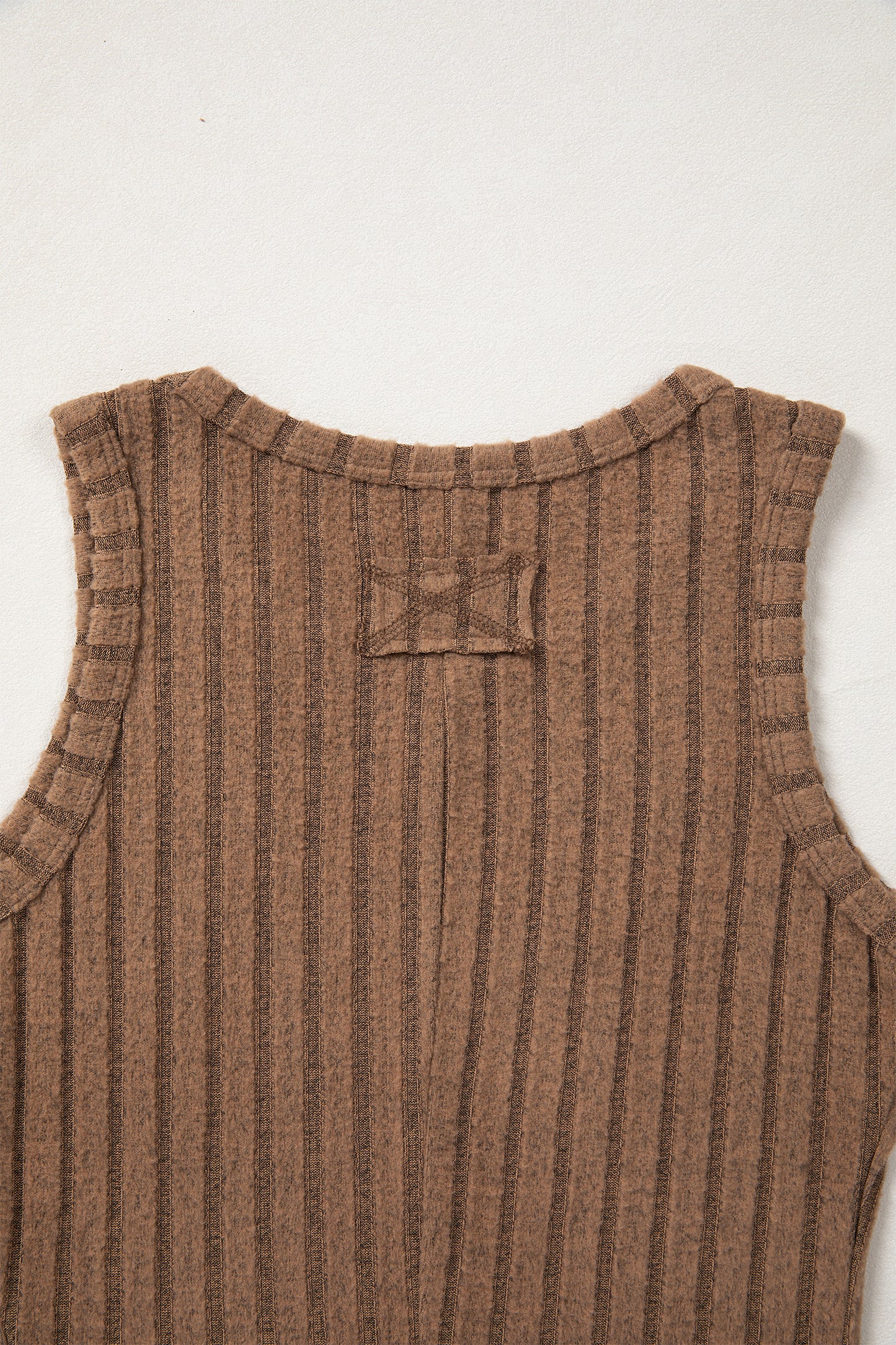 Mineral Wash Ribbed Slim Fit Tank Top