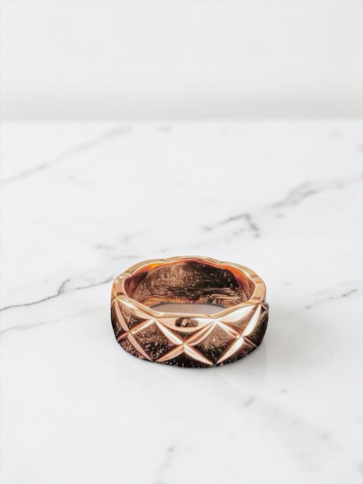 Crisscross Stainless Steel Ring