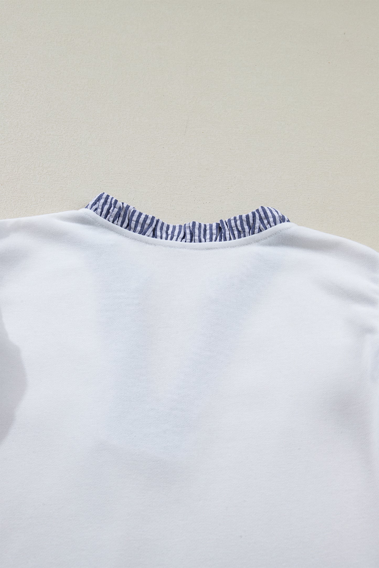 Ruffle Trim Sleeveless White Dress