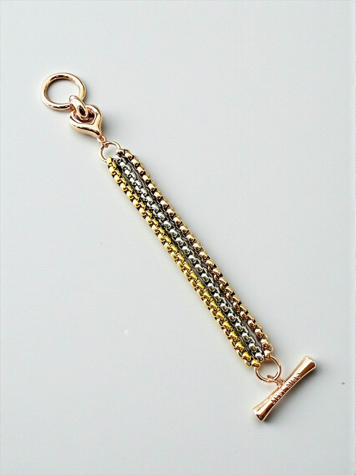 Verona Three-Tone Chain Bracelet