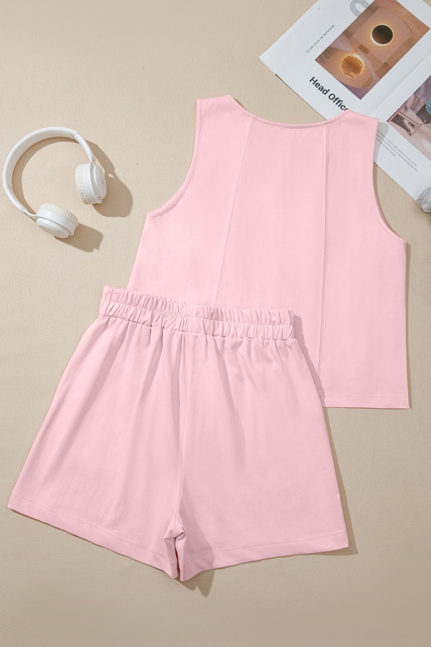 Cotton Tank & Shorts Set