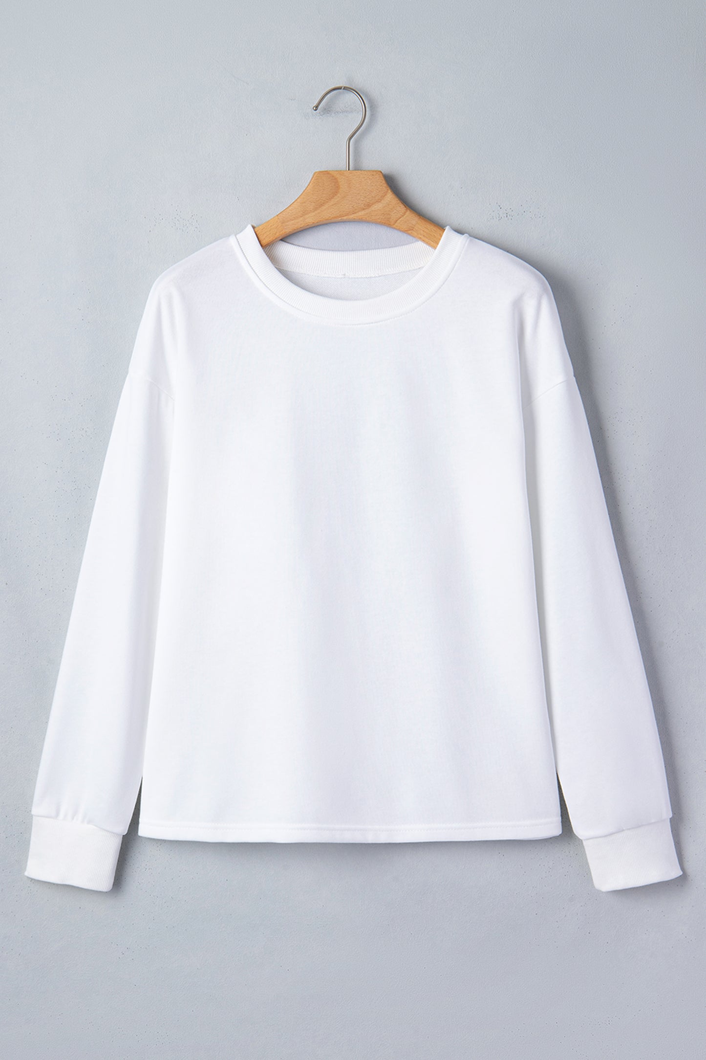 Drop Shoulder Long Sleeve Top