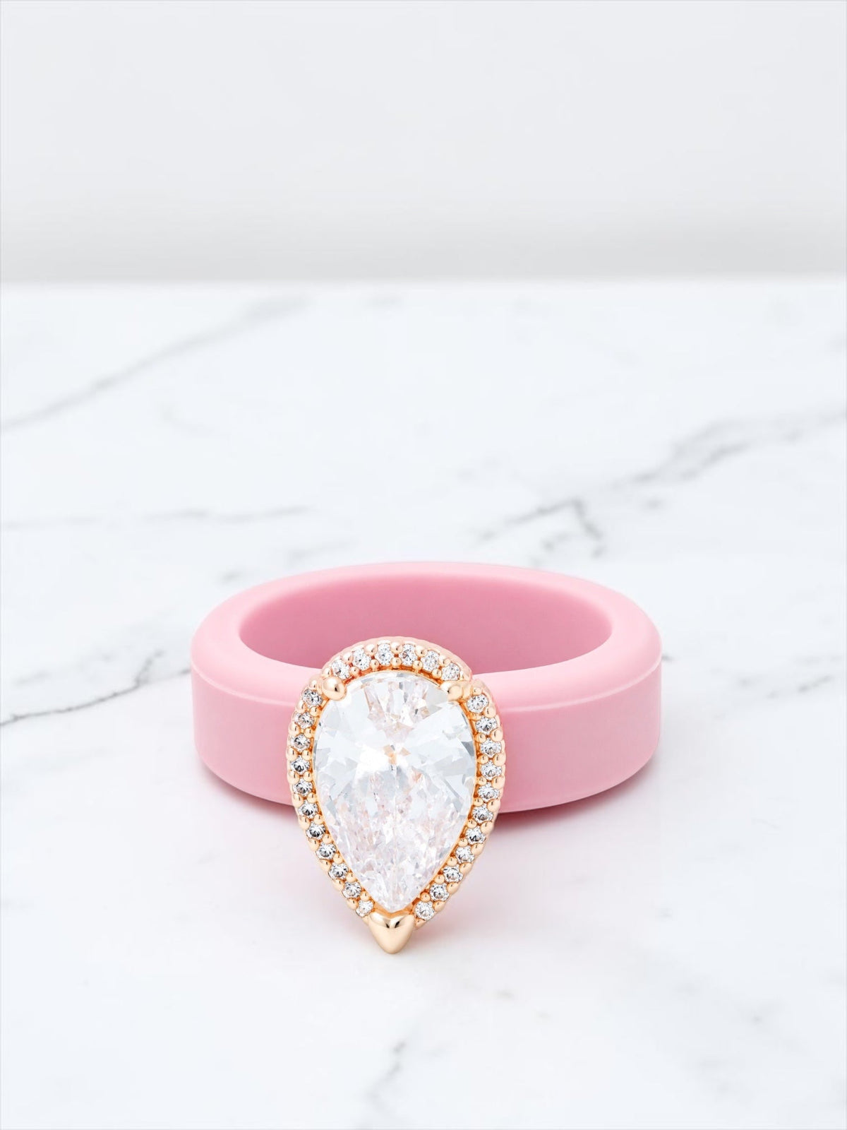 Jelly Crystal Statement Ring