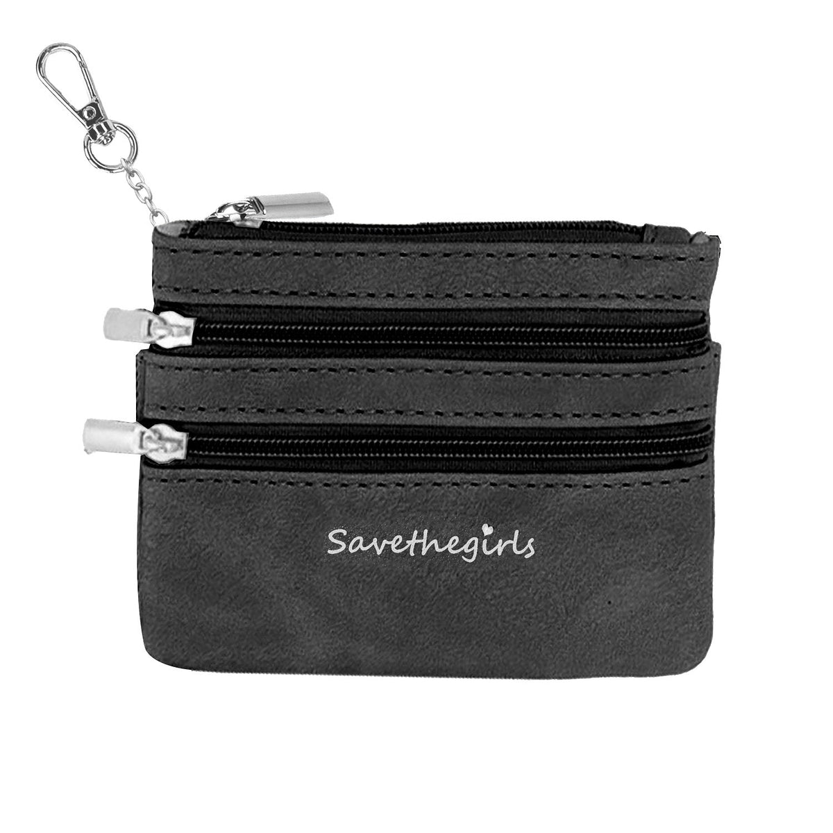 3-Compartment Zippered Pouch