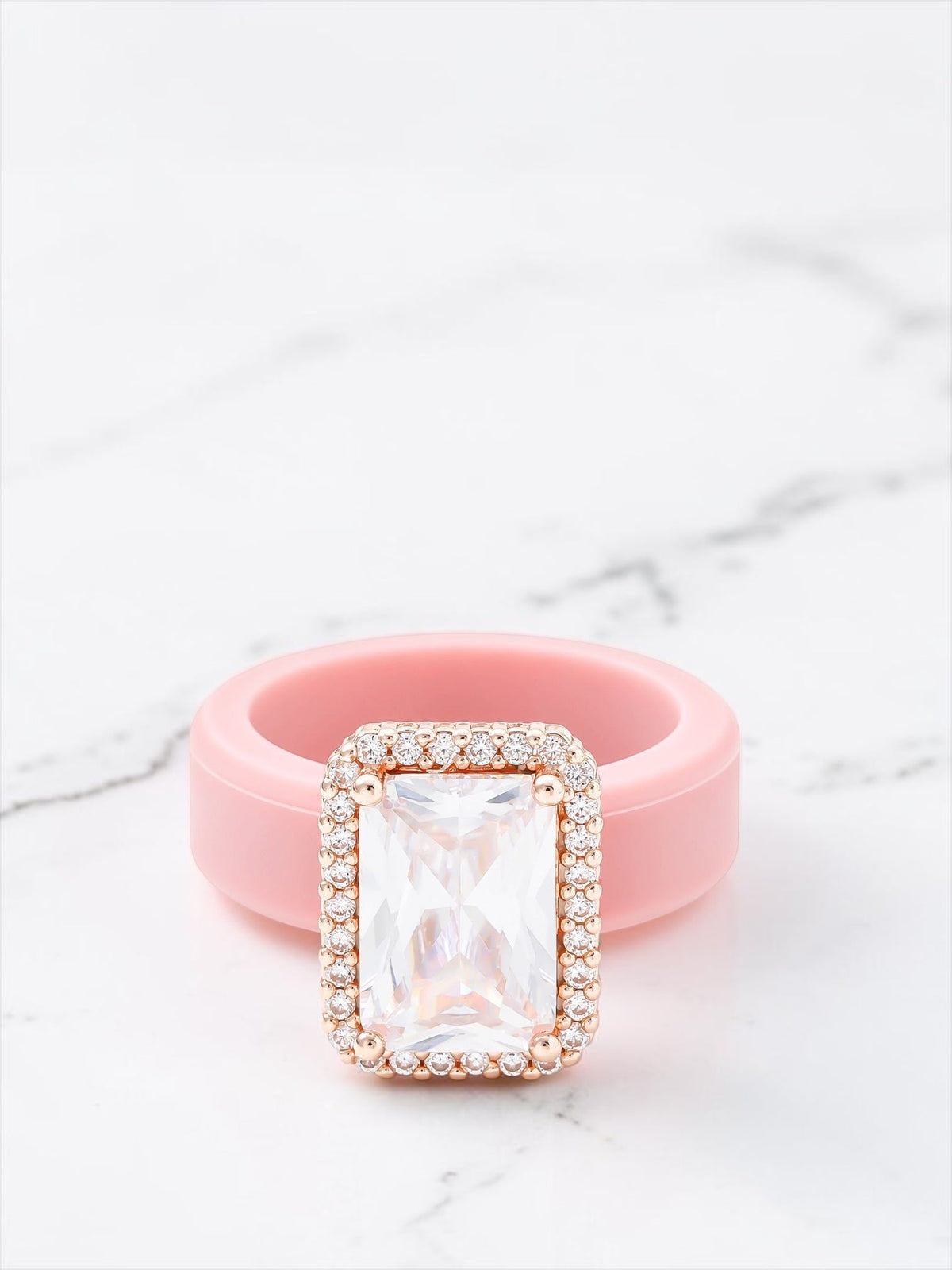 Jelly Crystal Statement Ring
