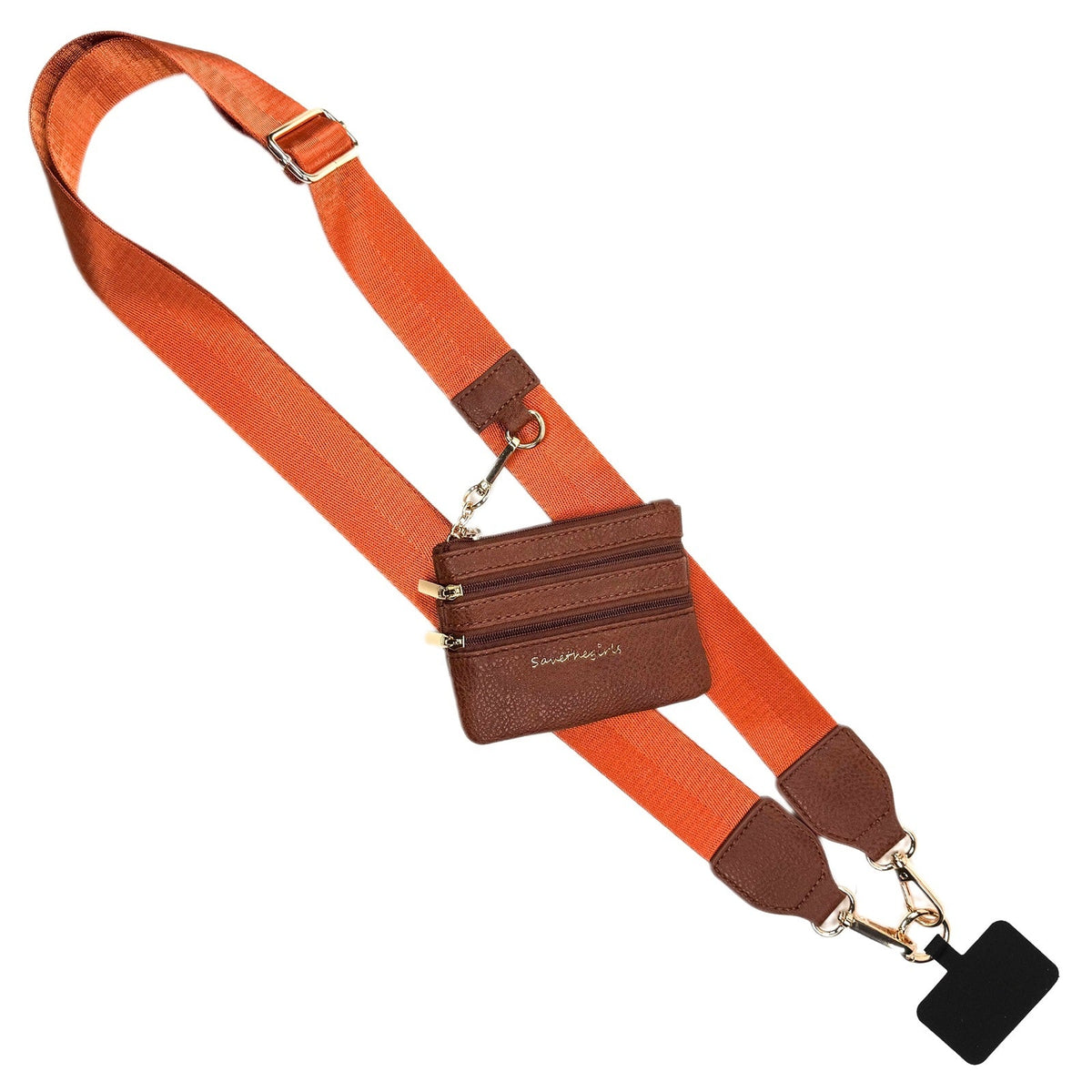 Clip & Go Phone Strap with Pouch-Neutral Collection