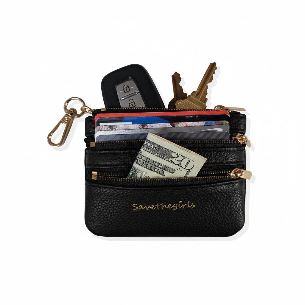 Clip & Go Phone Strap with Pouch – Solid Collection