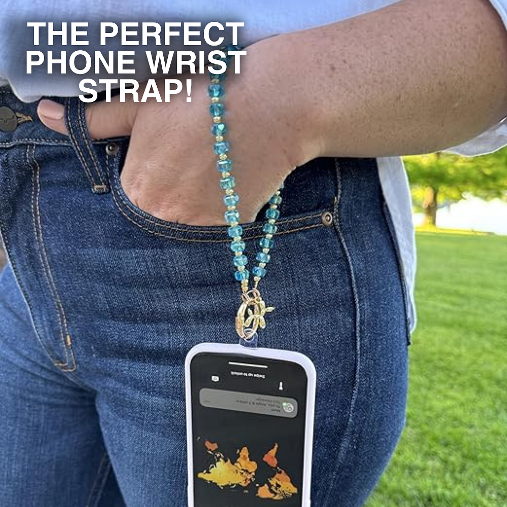 Clip & Go Beaded Phone Wristlet – Bedazzled Collection