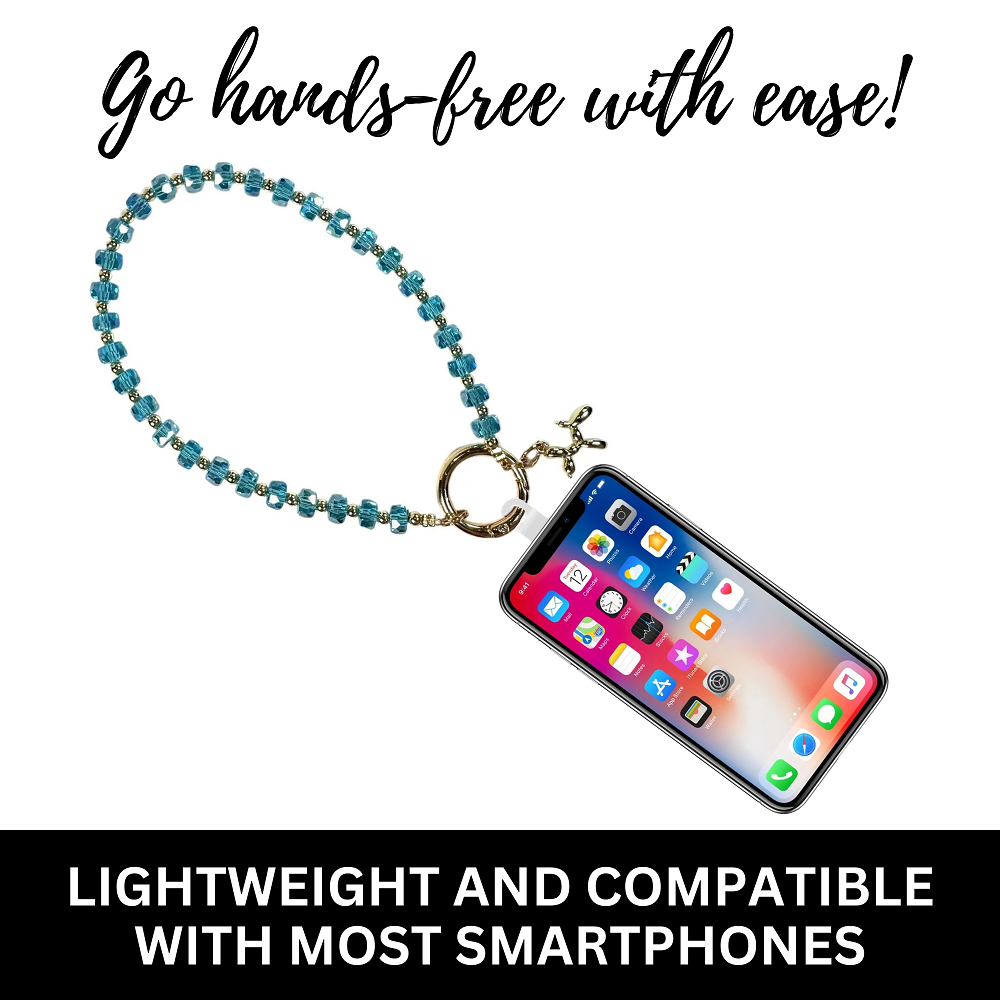 Clip & Go Beaded Phone Wristlet – Bedazzled Collection