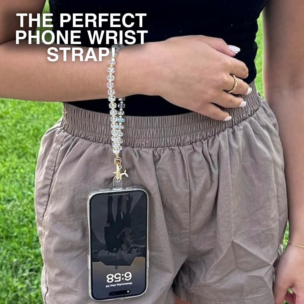 Clip & Go Beaded Phone Wristlet – Bedazzled Collection