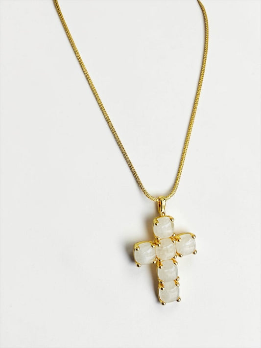 Ariana Cross Long Necklace