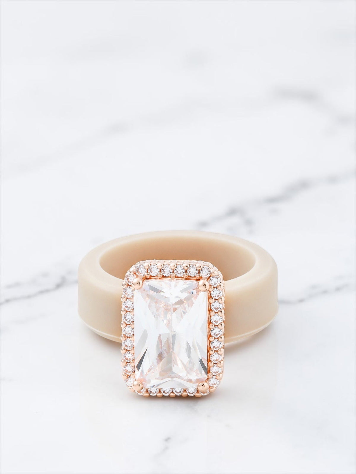 Jelly Crystal Statement Ring