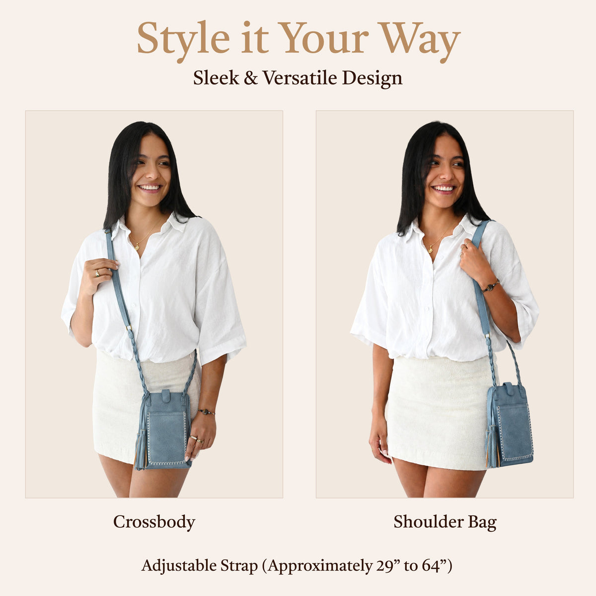 Free Spirit Touch Screen Crossbody Purse