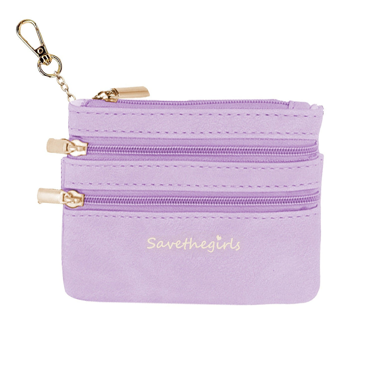 3-Compartment Zippered Pouch
