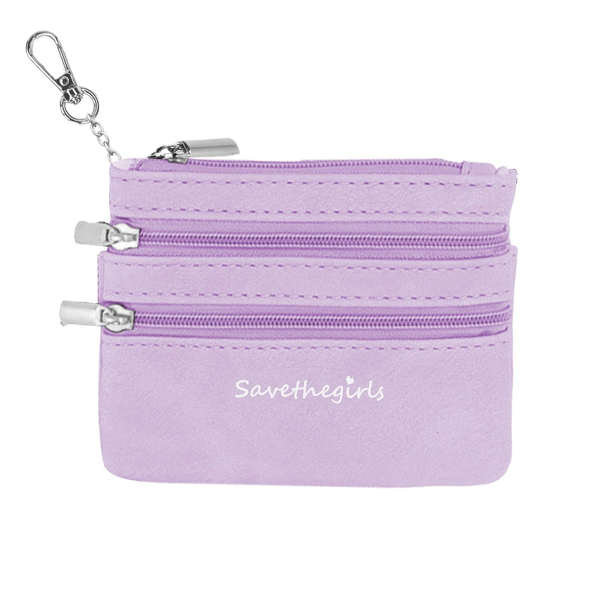 3-Compartment Zippered Pouch