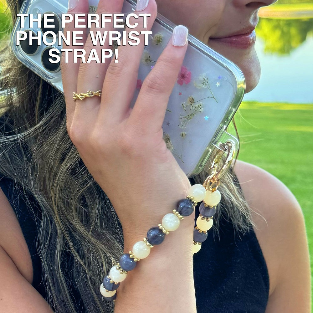 Clip & Go Beaded Phone Wristlet