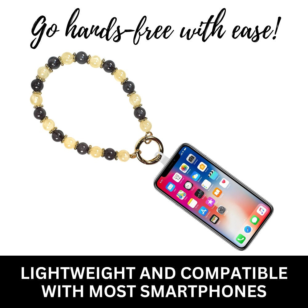 Clip & Go Beaded Phone Wristlet
