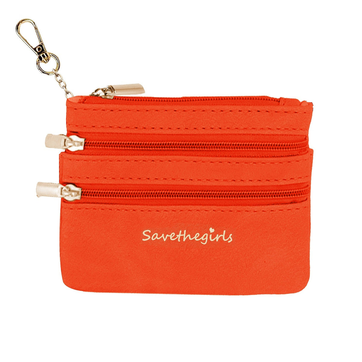 3-Compartment Zippered Pouch