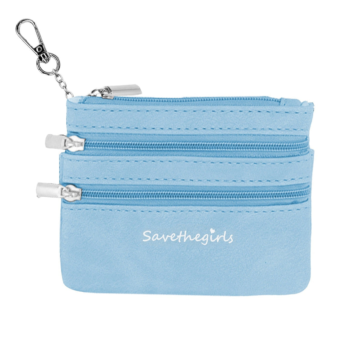 3-Compartment Zippered Pouch