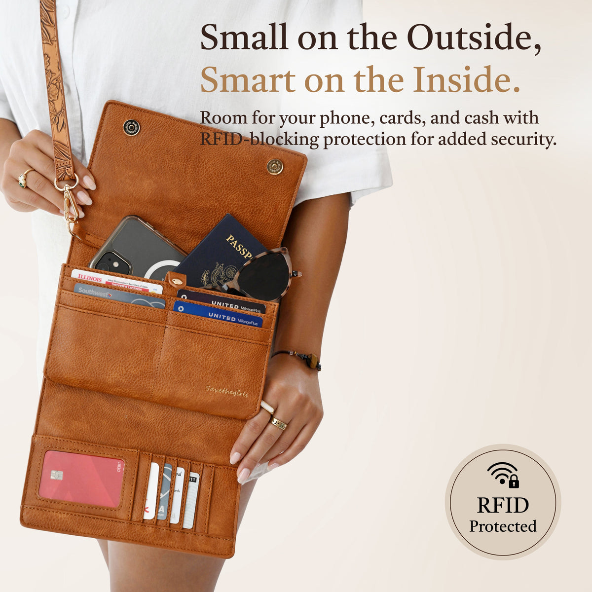 Vista Vail RFID Touch Screen Purse