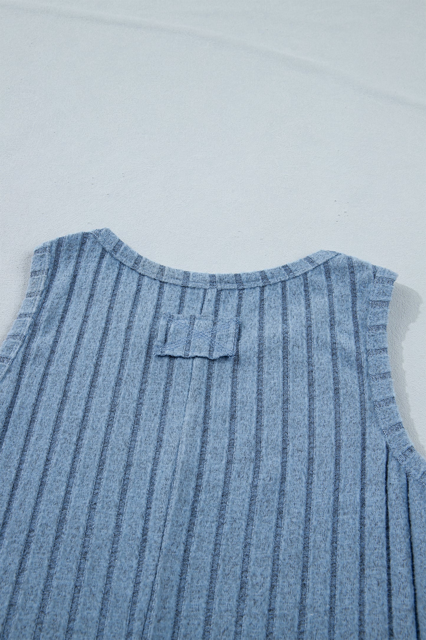 Mineral Wash Ribbed Slim Fit Tank Top