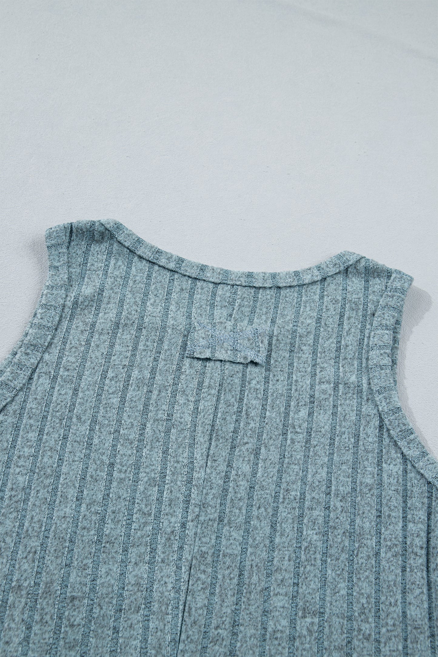 Mineral Wash Ribbed Slim Fit Tank Top