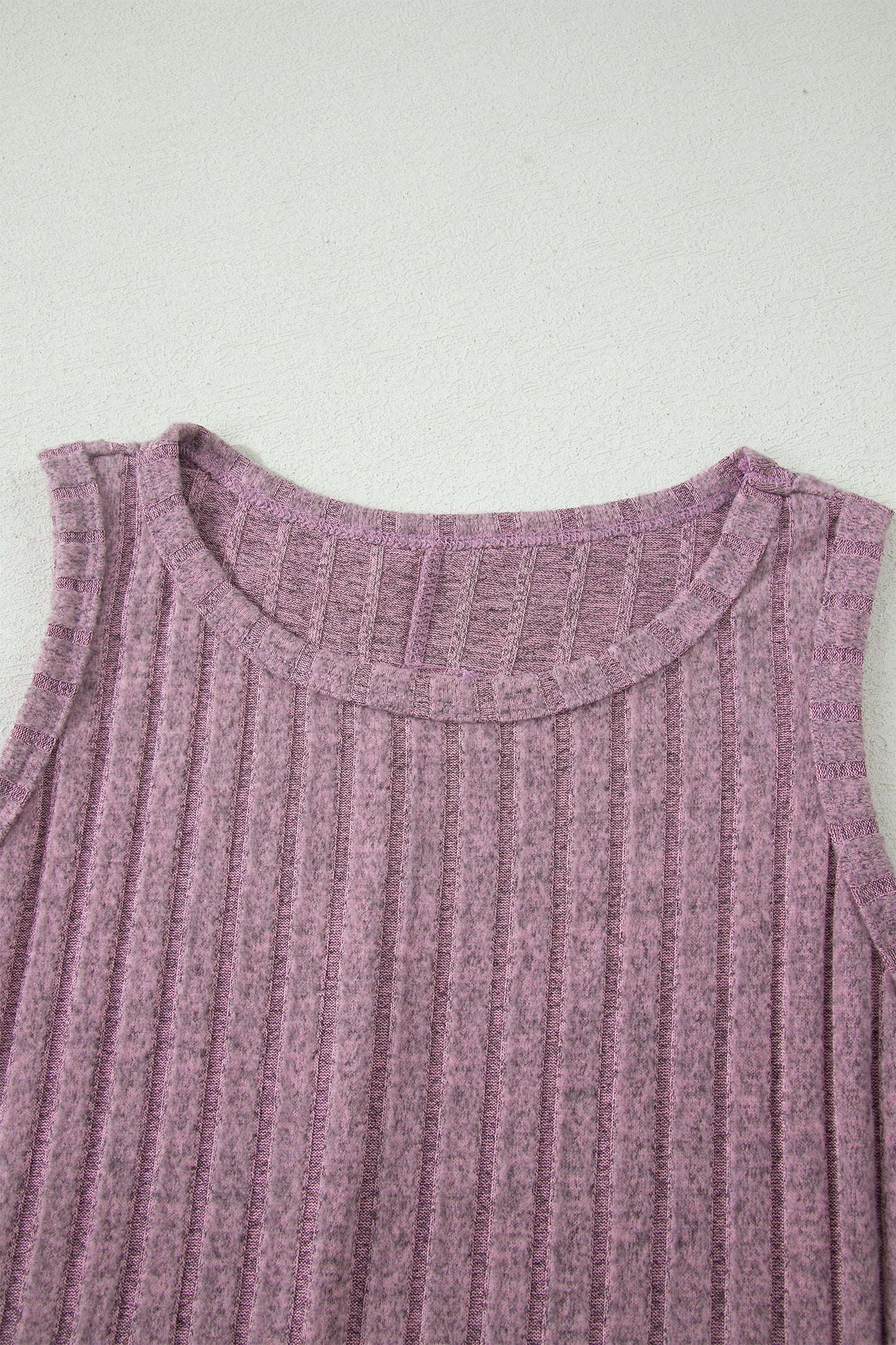 Mineral Wash Ribbed Slim Fit Tank Top