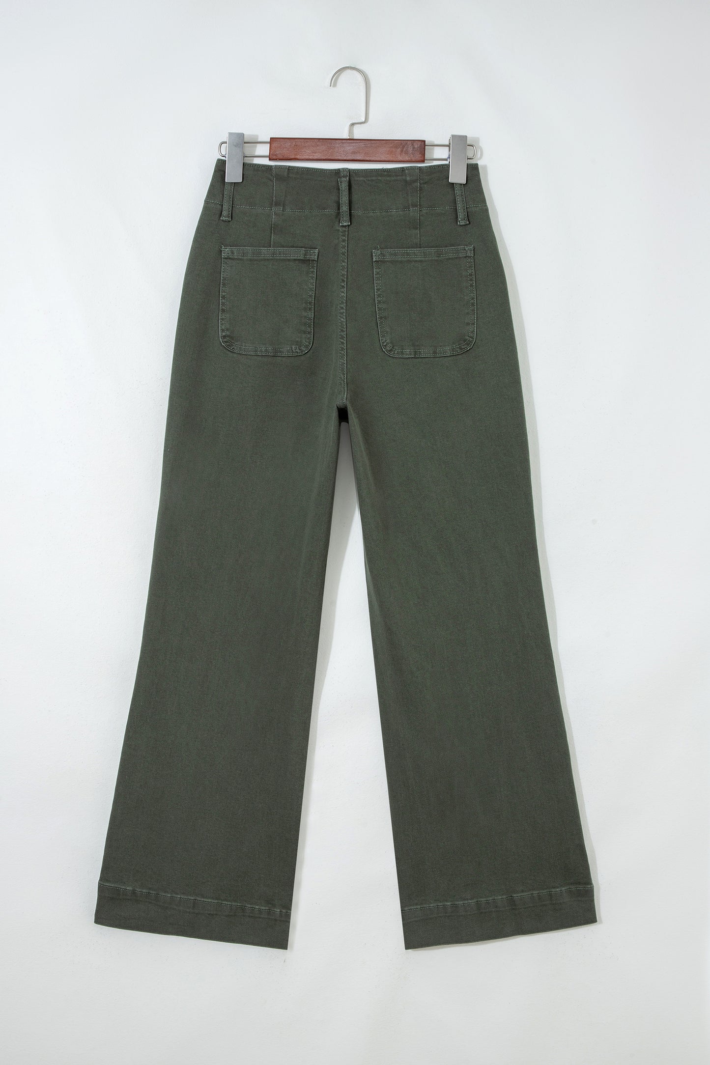Black High-Waist Wide Leg Jeans