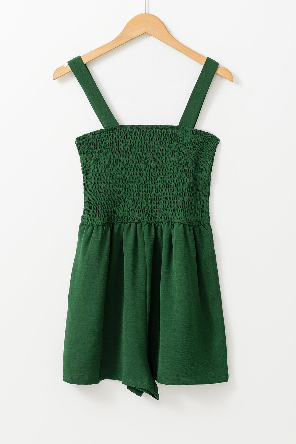 Smocked Square Neck Romper