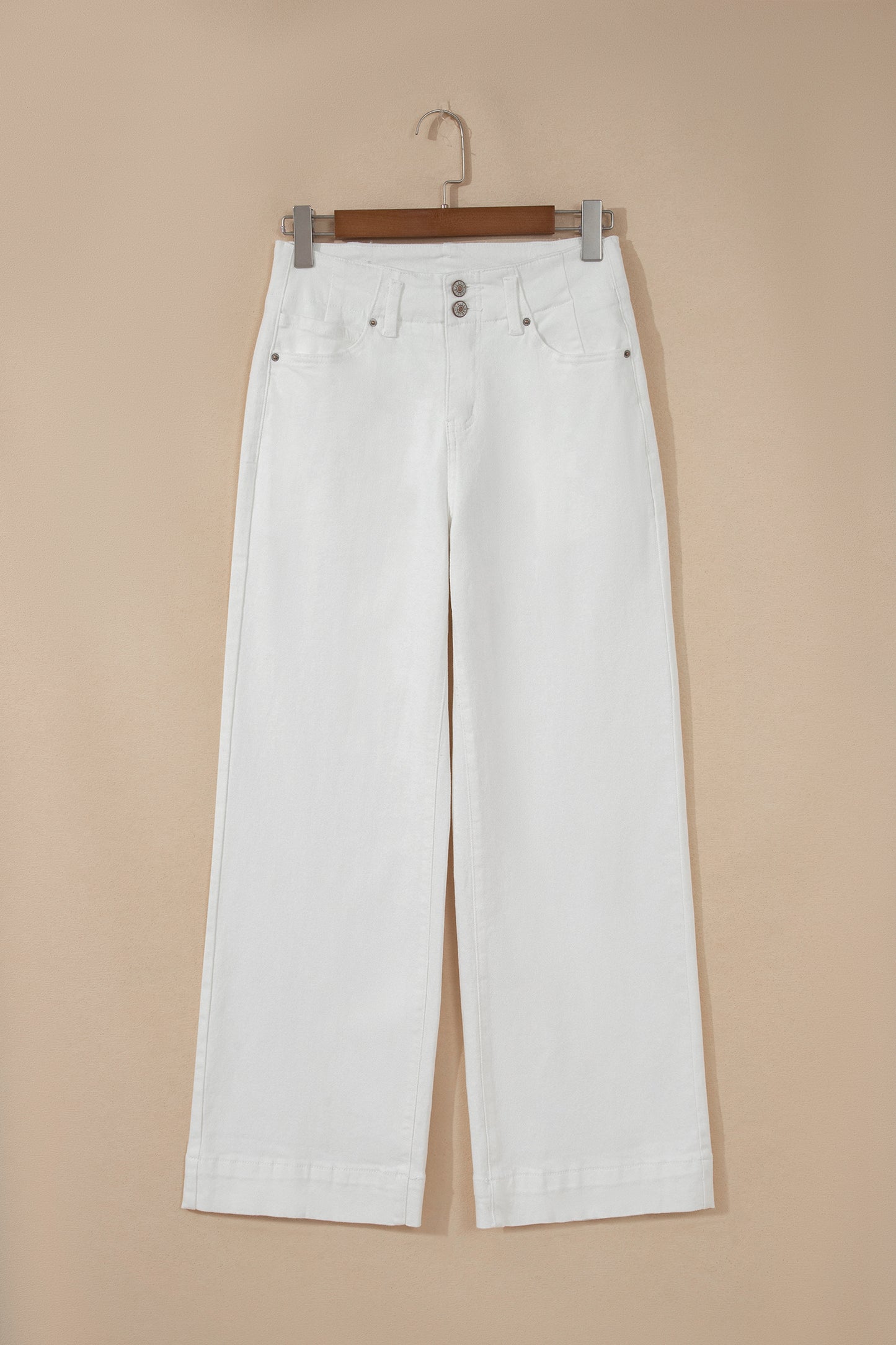 Black High-Waist Wide Leg Jeans